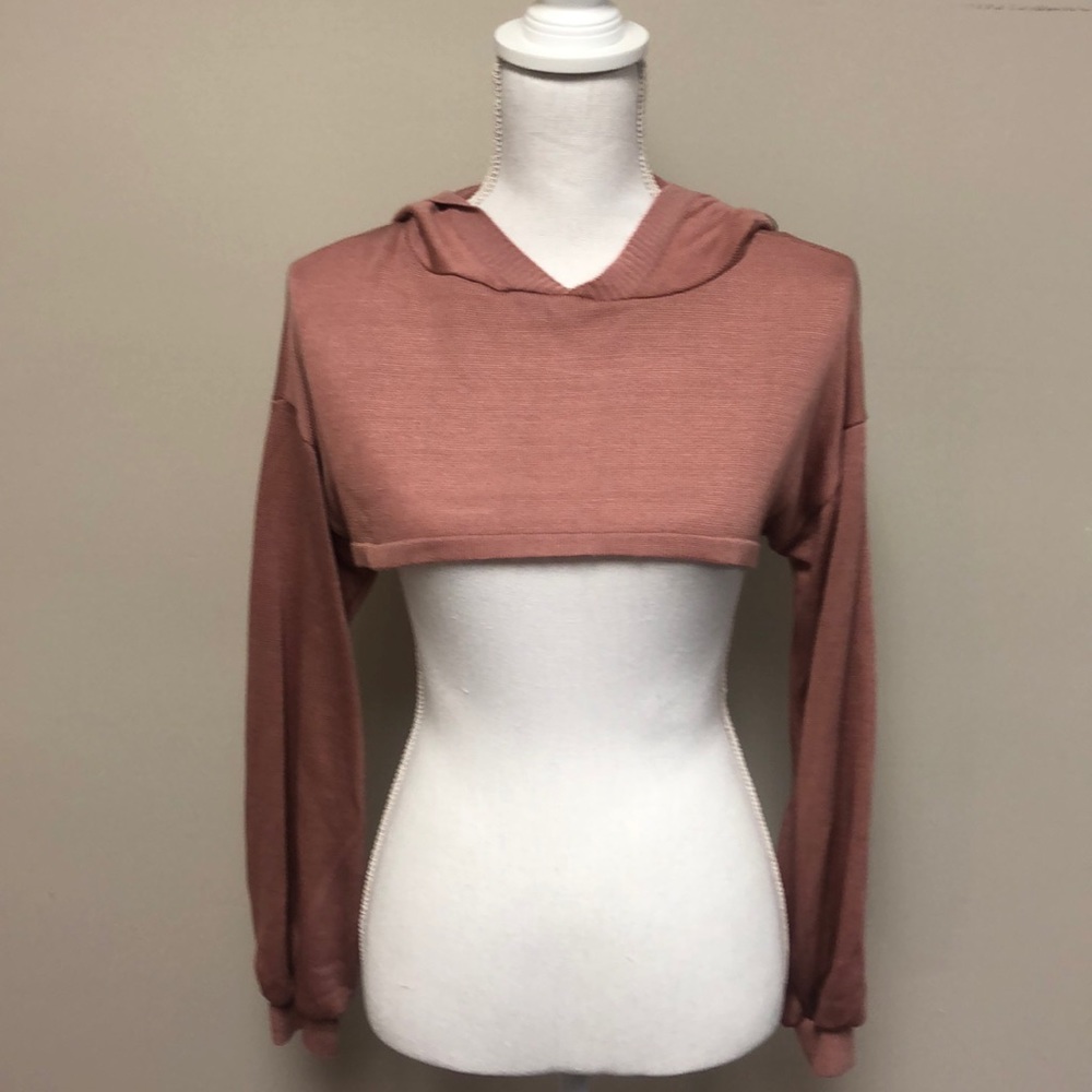 Fashion Nova Who Could’ve Thought Crop Hoodie